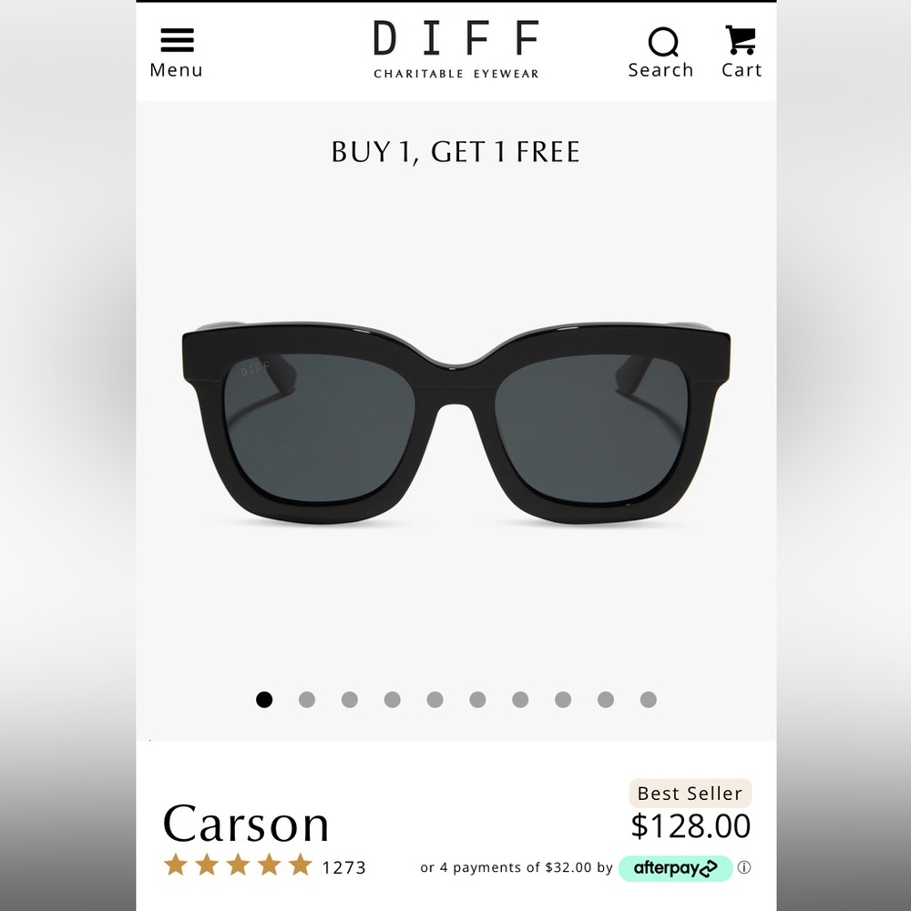 DIFF Eyewear - Carson Polarized Sunglasses